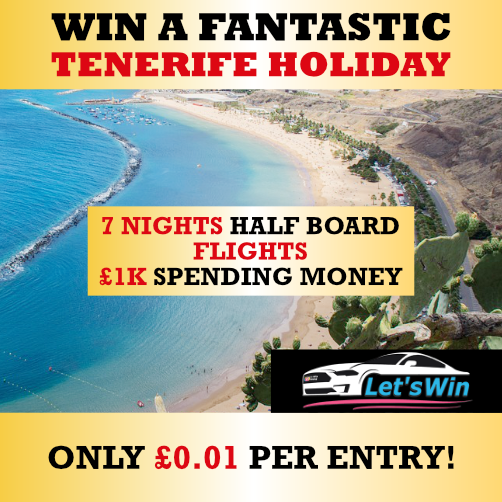Holiday To Tenerife (1p Entry)